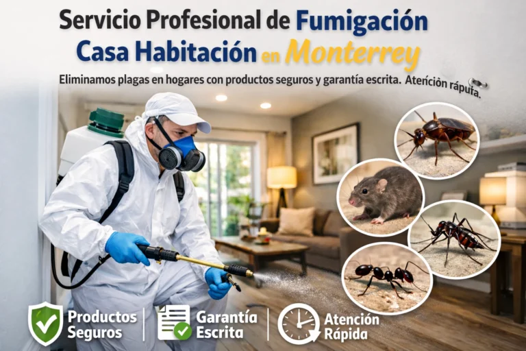 servicio fumigacion casa monterrey