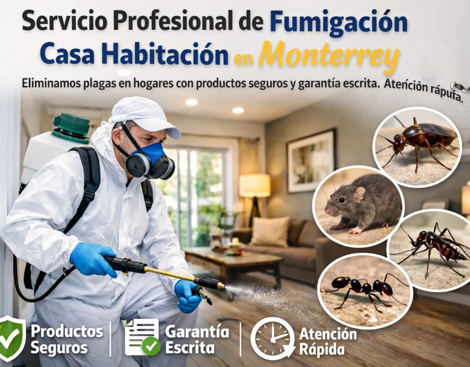 servicio fumigacion casa monterrey